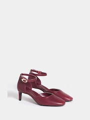 Rot - JD Williams Two Part Heeled Shoes - Bild 3 von 4