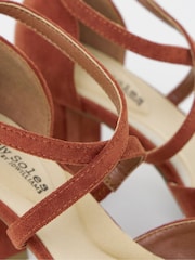 Rot - JD Williams Two Part Heels With Crossover Straps - Bild 3 von 4