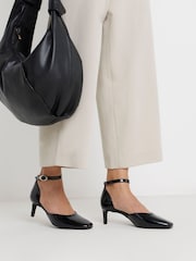 Schwarz - JD Williams Two Part Heeled Shoes - Bild 1 von 4