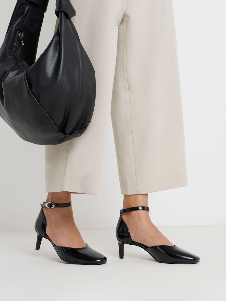 Schwarz - JD Williams Two Part Heeled Shoes - Bild 1 von 4