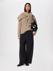 Whistles Grey Casual Denim Barrel Trousers - Image 1 of 6