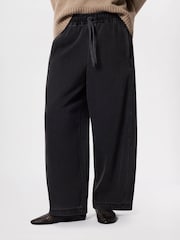 Whistles Grey Casual Denim Barrel Trousers - Image 2 of 6