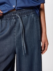Whistles Blue Casual Denim Barrel Trousers - Image 3 of 6