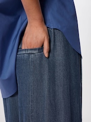 Whistles Blue Casual Denim Barrel Trousers - Image 4 of 6