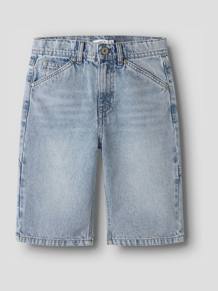 Name It Blue Denim Bermuda Shorts - Image 2 of 4