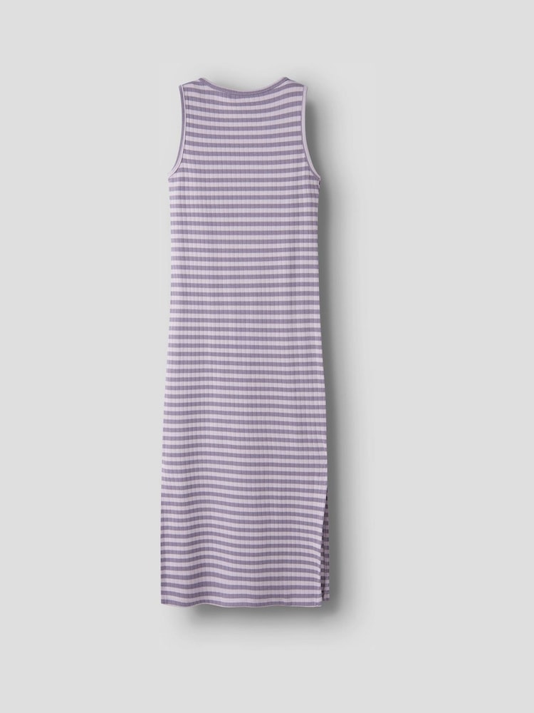Name It Purple Striped Sleeveless Maxi Dress - Image 2 of 3