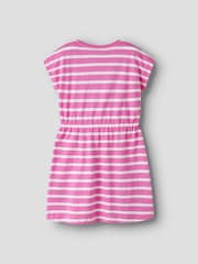 Name It Pink Striped Sleeveless Tie Waist Dress - Image 2 of 3