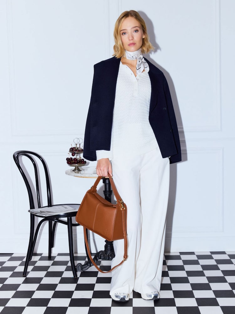 Smith & Soul White Tailored Woven Trousers - Image 1 of 4