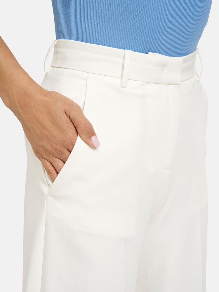 Smith & Soul White Tailored Woven Trousers - Image 4 of 4