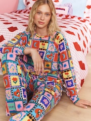 Mång - Eleanor Bowmer Super Soft Twosie Pyjamas - Bild 2 av 4