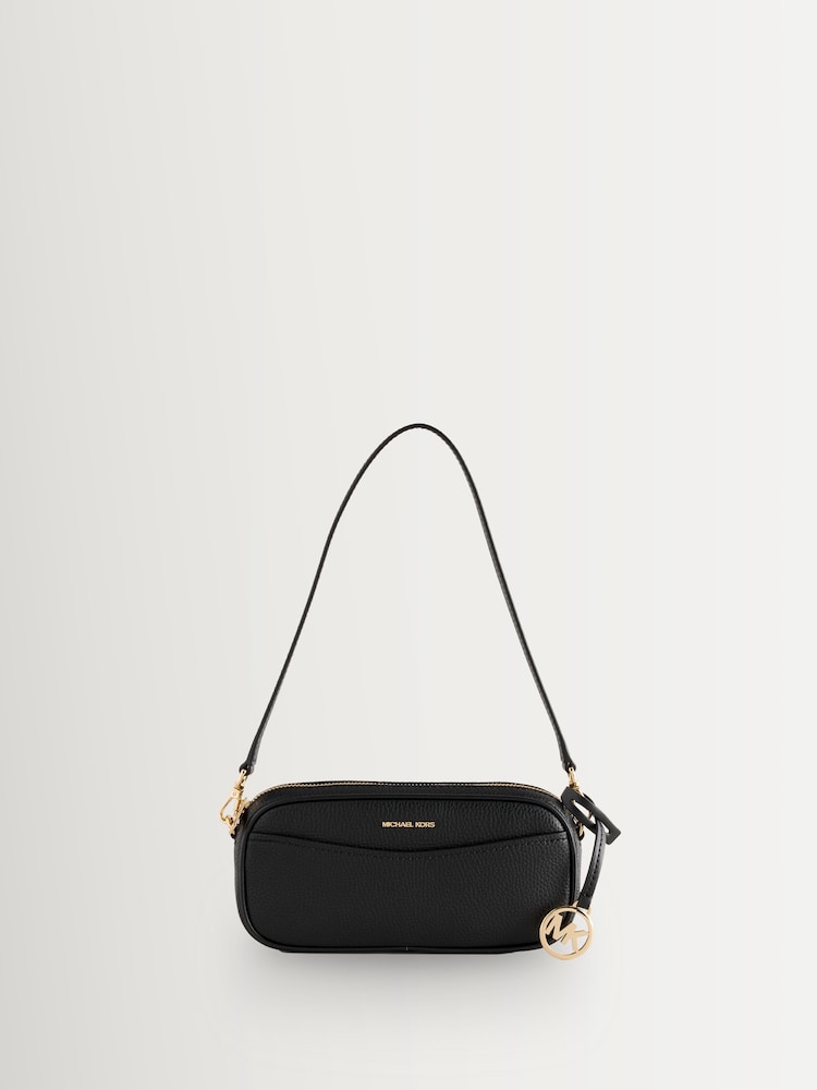 Michael Kors Black May Small Convertible Pouchette Cross-Body Bag - Image 1 of 5