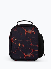 Hype. Black Lava Print Lunch Bag - Image 4 of 7