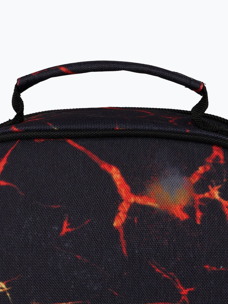 Hype. Black Lava Print Lunch Bag - Image 7 of 7
