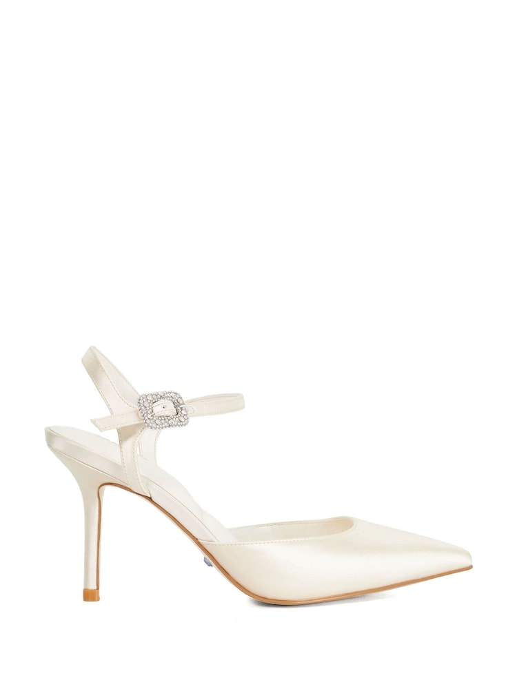 Dune London White Wf Celebrant Court Shoes - Image 1 of 5