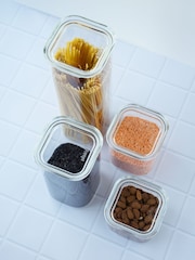 Pebbly Clear Glass Storage Container With Glass Lid 2.2L - Image 6 of 6