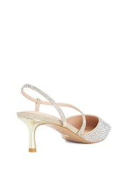 Dune London Metallic Charmed Court Shoes - Image 2 of 5