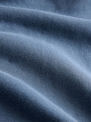 The Set Long Sleeve Washed Heavyweight Jersey Dresses 2 Pack Blue/Chocolate Brown - Image 10 of 10