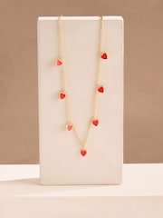 Cath Kidston Gold Tone Multi Hearts Necklace - Image 1 of 4