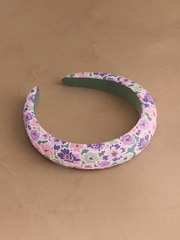 Cath Kidston Purple Camouflage Ditsy Floral Aliceband - Image 1 of 3