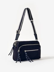 Mint Velvet Blue Edie Cross-Body Bag - Image 3 of 5