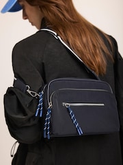 Mint Velvet Blue Edie Cross-Body Bag - Image 5 of 5