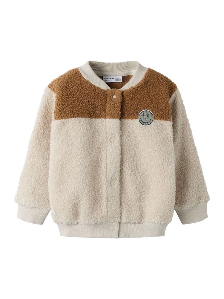 Name It Smiley Teddyjacke - Bild 1 von 3