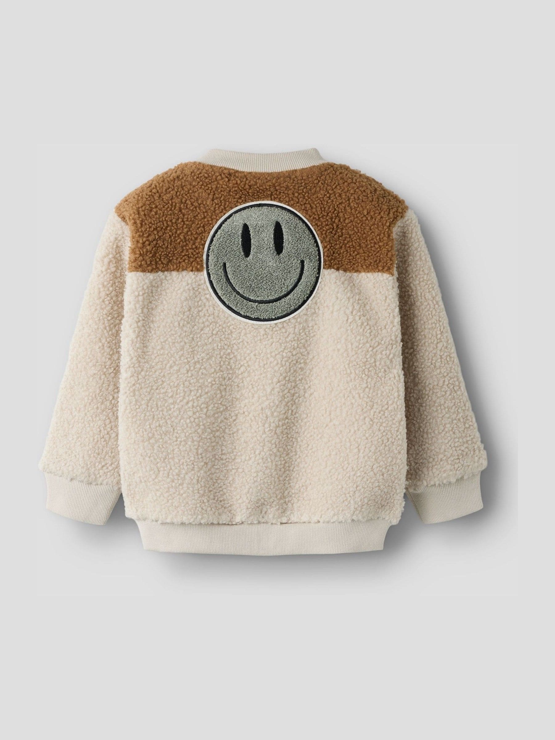 Buy Name It Cream Smiley Teddy Jacket from the Next UK online shop