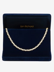 Jon Richard Gold Tone Cubic Zirconia Heart Allway Necklace - Image 2 of 2