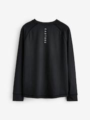 Castore Black Active Long Sleeve Base Layer T-Shirt - Image 10 of 14