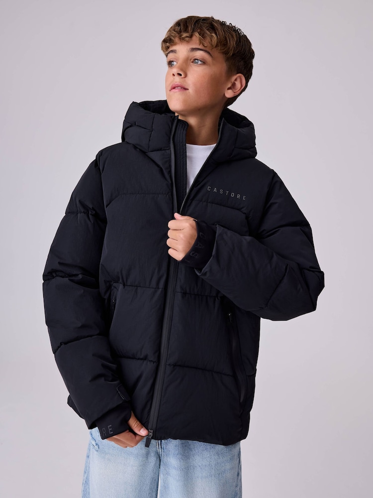 Castore Black Padded Coat - Image 1 of 7 Castore Black Padded Coat - Image 1 of 7
