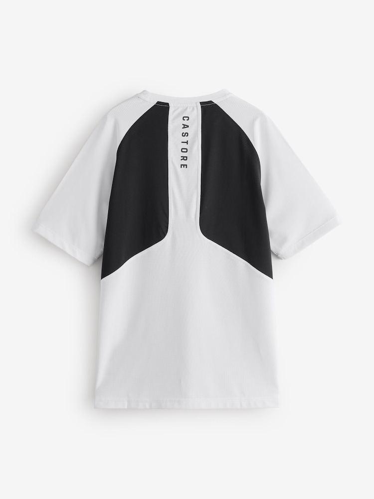 Castore White Active T-Shirt - Image 2 of 4 Castore White Active T-Shirt - Image 2 of 4