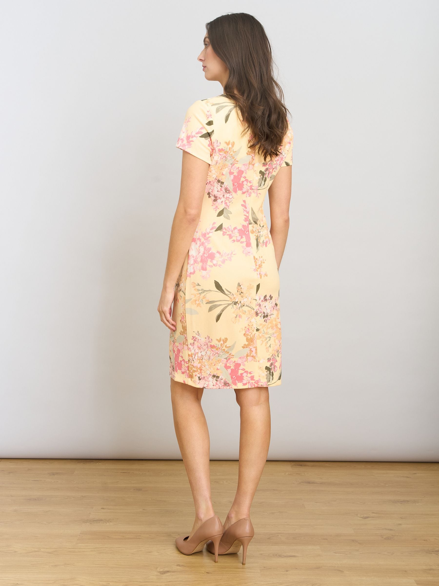 Buy Gina Bacconi Yellow Trish Floral Print Dress from Next USA
