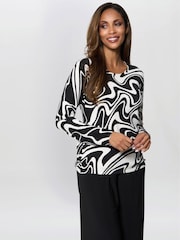 Gina Bacconi Nelia Pullover mit abstraktem Print - Bild 1 von 9