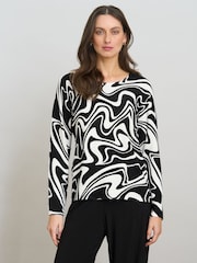 Gina Bacconi Nelia Pullover mit abstraktem Print - Bild 8 von 9