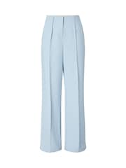 Y.A.S Blue High Waisted Tailored Trousers - Image 5 of 6