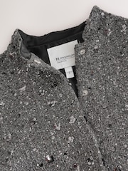 Grey N.Premium  Boucle Sequin Jacket - Image 6 of 9