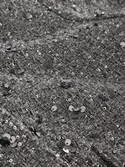 Grey N.Premium  Boucle Sequin Jacket - Image 8 of 9