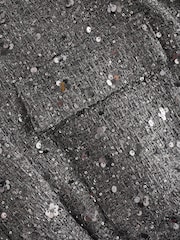 Grey N.Premium  Boucle Sequin Jacket - Image 9 of 9