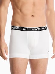 Schwarz/Grau/Weiß - Nike Essential Baumwoll-Stretch-Trunks im 3 er-Pack - Bild 3 von 5