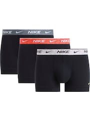 Nike Black Essential Cotton Stretch Trunks - Image 1 of 2