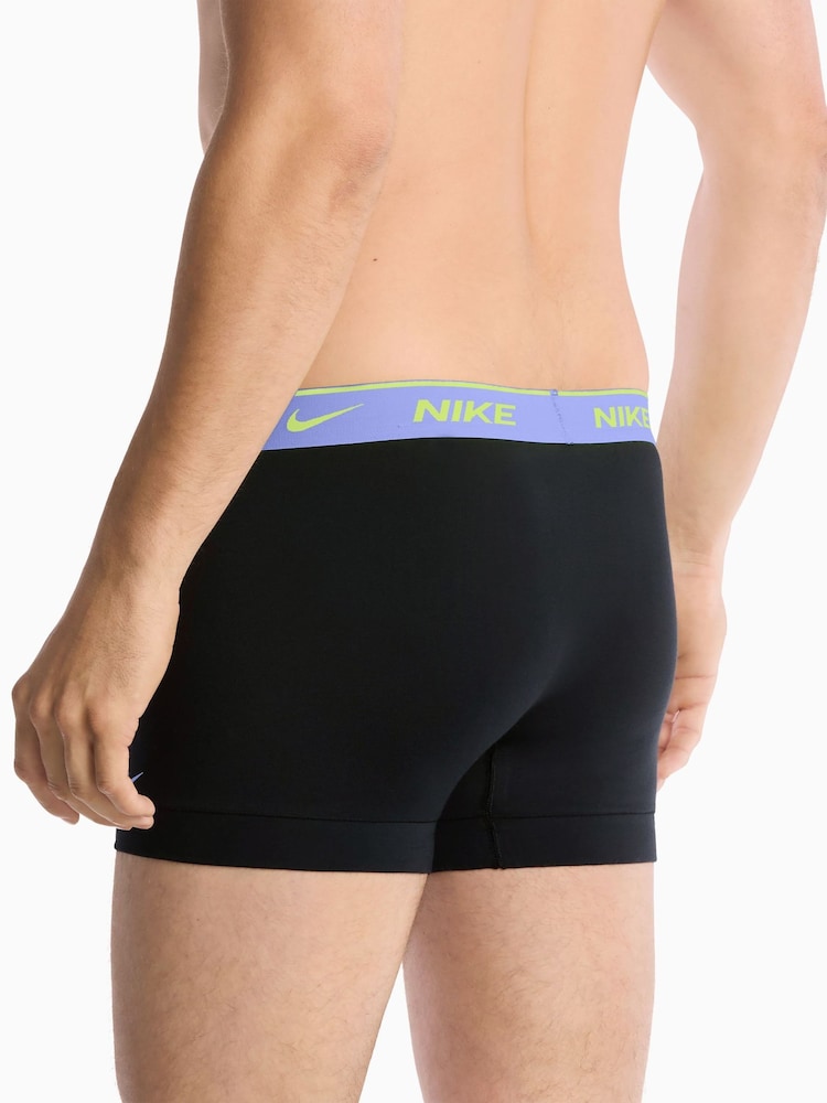 Nike Black Essential Cotton Stretch Boxers - Image 2 of 3 Nike Black Essential Cotton Stretch Boxers - Image 2 of 3