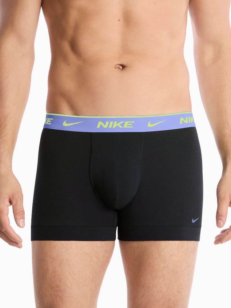 Nike Black Essential Cotton Stretch Boxers - Image 3 of 3 Nike Black Essential Cotton Stretch Boxers - Image 3 of 3