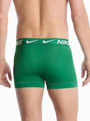 Nike Green Essential Micro Stretch Boxers 3 Pack - Image 4 of 4