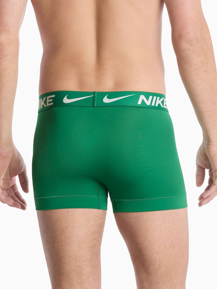 Nike Green Essential Micro Stretch Boxers 3 Pack - Image 4 of 4 Nike Green Essential Micro Stretch Boxers 3 Pack - Image 4 of 4