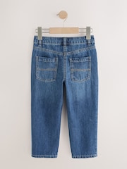 Denim/ Red Tartan Bows Mom Jeans (3-16yrs) - Image 7 of 11