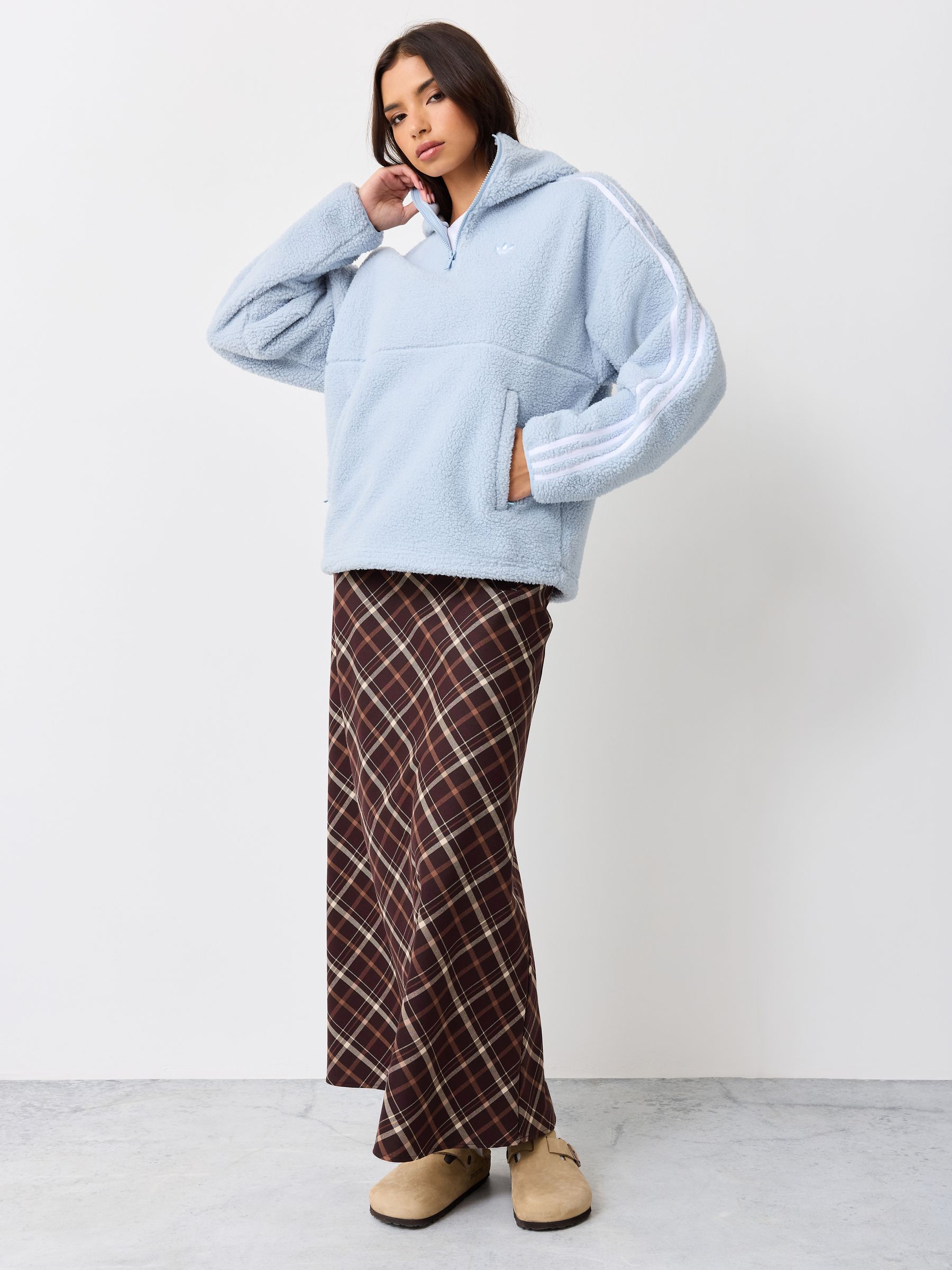 Next：日本 ブルー - adidas Originals x Jennie Hooded Polar Fleece
