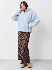 adidas Originals Blue x Jennie Hooded Polar Fleece Jacket - Image 2 of 4