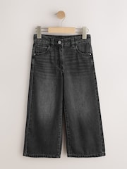 Washed Black Denim Wide Leg Jeans (3-16yrs) - Image 5 of 8