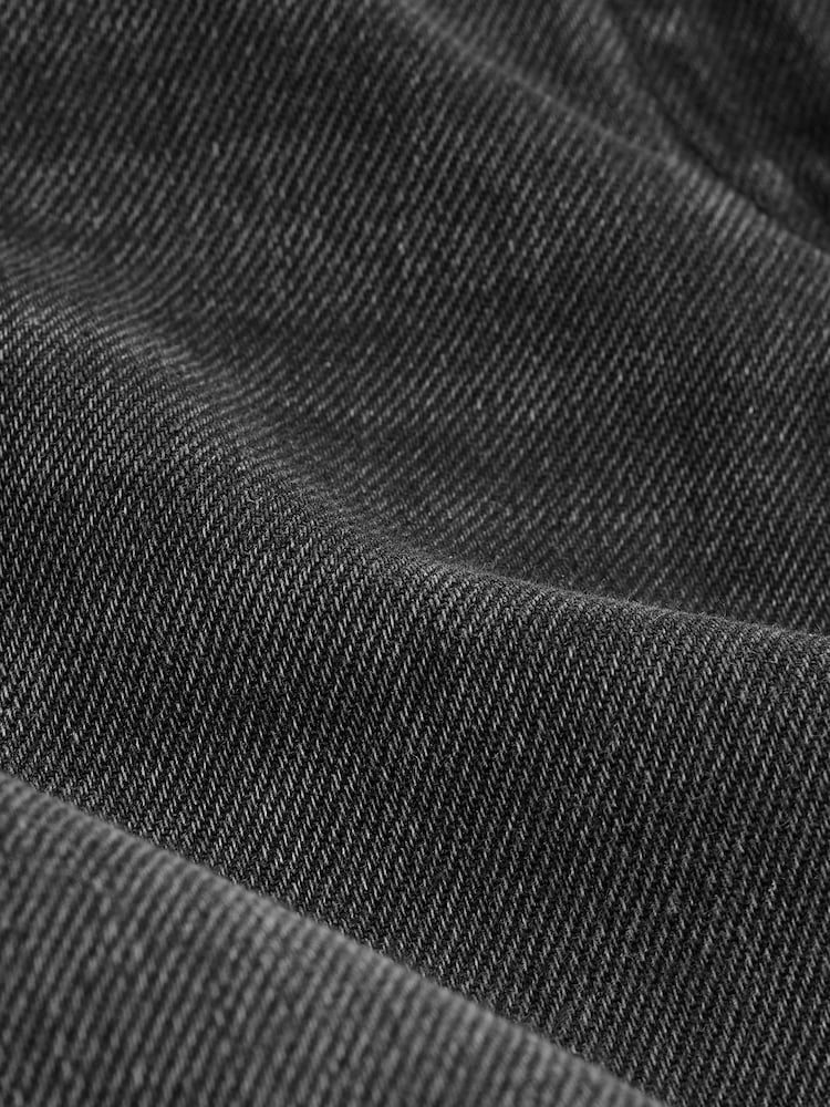 Washed Black Denim Wide Leg Jeans (3-16yrs) - Image 8 of 8