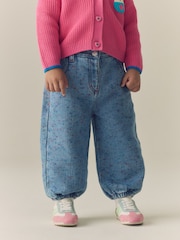 Rainbow Neppy Barrel Jeans (3mths-7yrs) - Image 1 of 9
